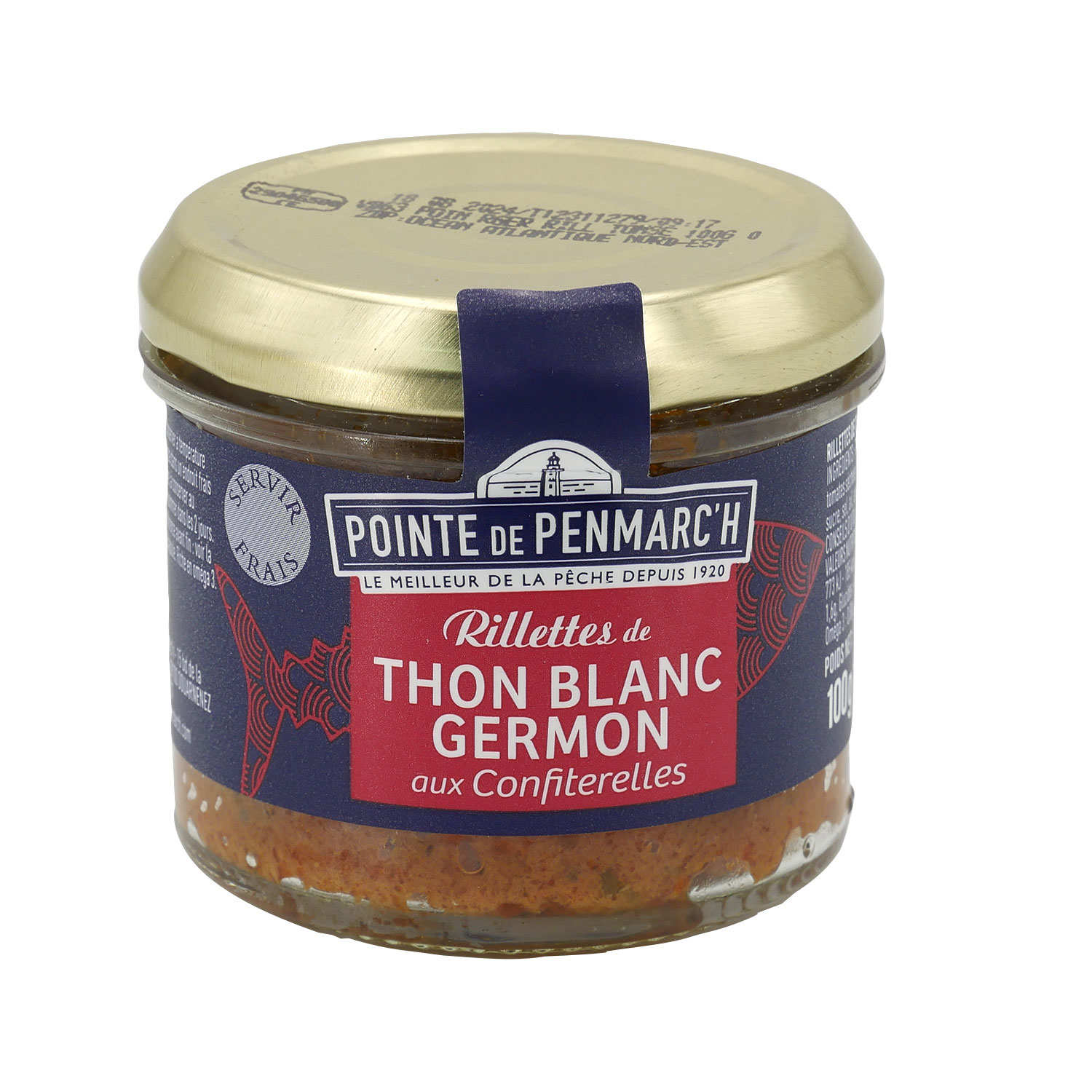 Rillettes de thon blanc Germon aux confiterelles