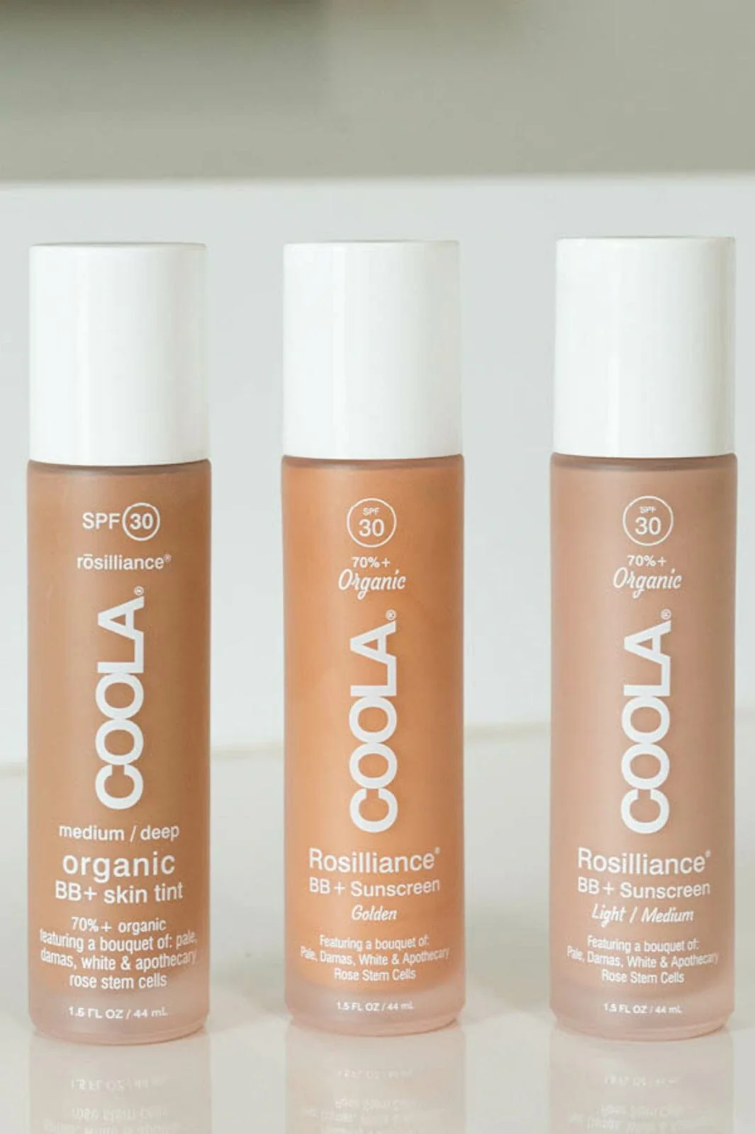 Coola Rosilliance Tinted Moisturizer SPF 30 golden hour