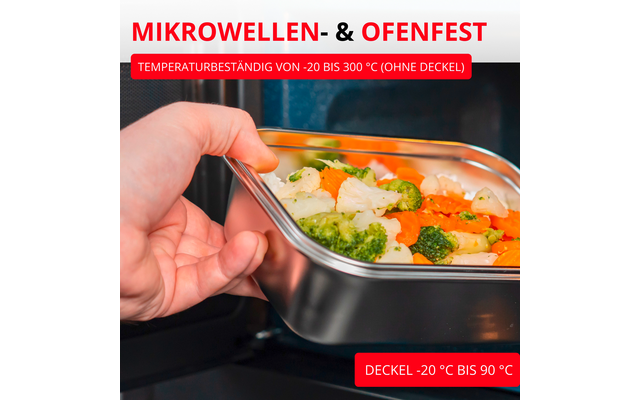 Westmark Lunch Box und Frischhaltedose Edelstahl