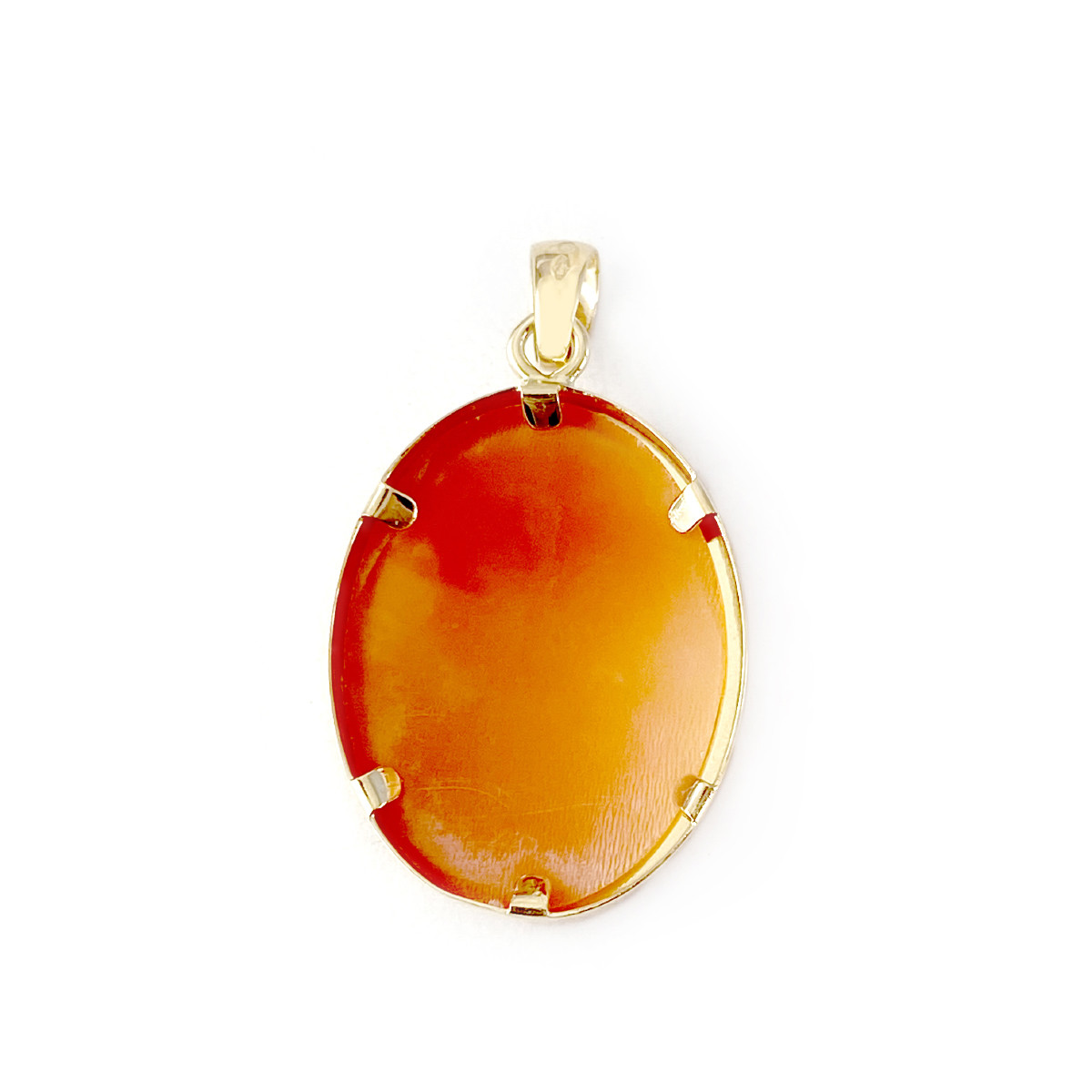 Pendentif d'occasion or 750 jaune camée