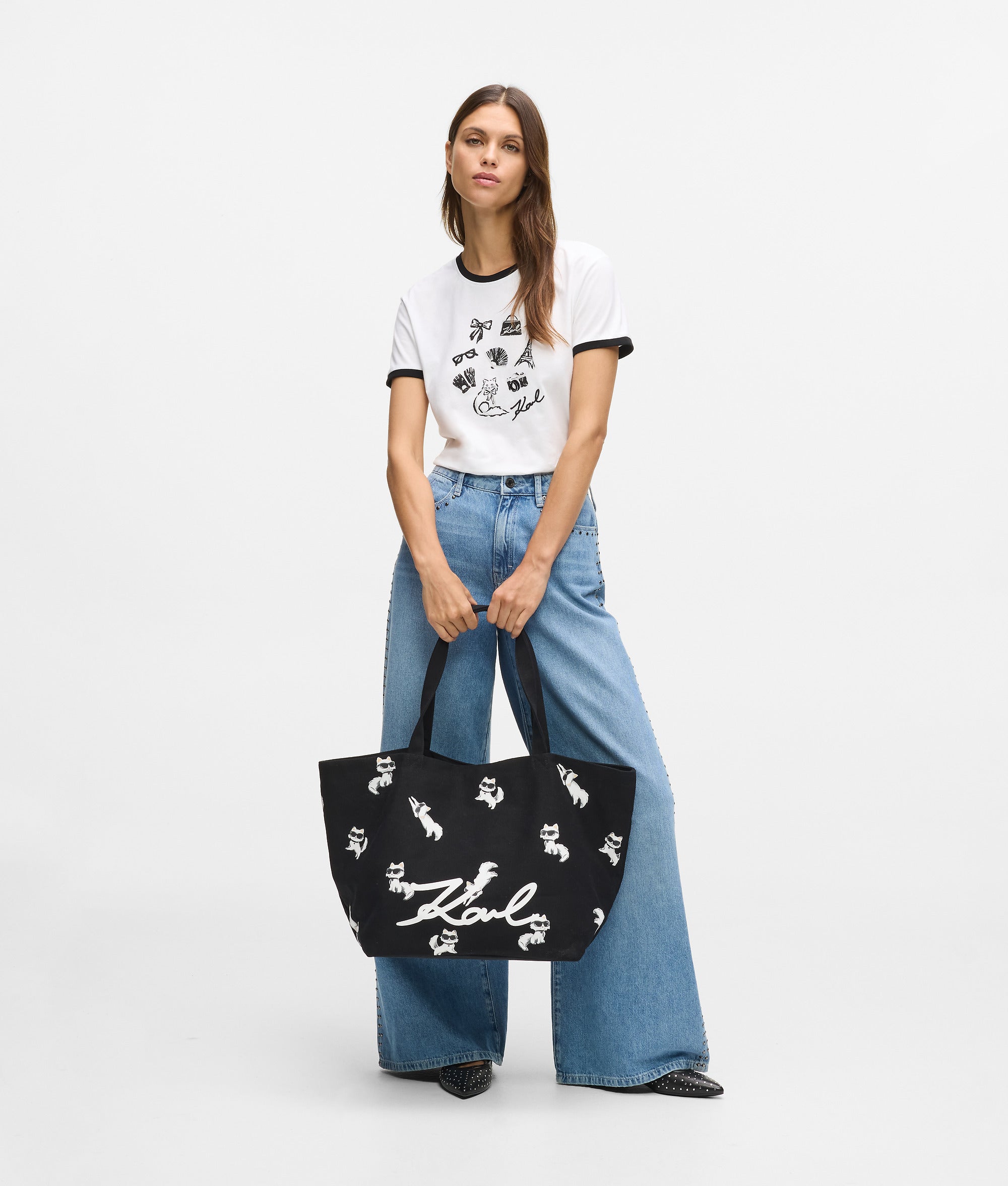 Shopper met Ikon Choupette-print