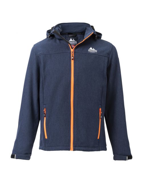 Nord Berg Heren Softshell Mats Navy - Werkkleding