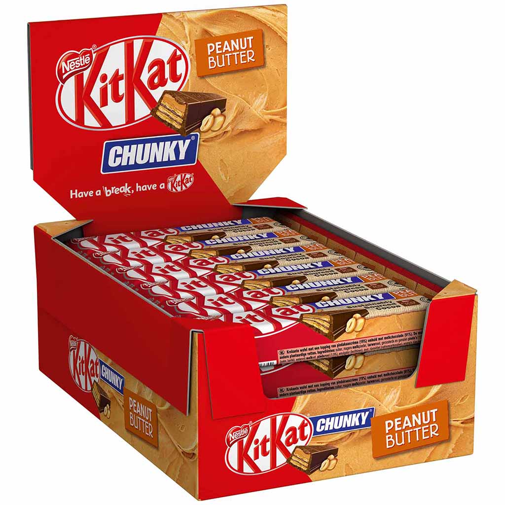 KitKat ChunKy Peanut Butter 24x 42g=1008g MHD:30.9.25