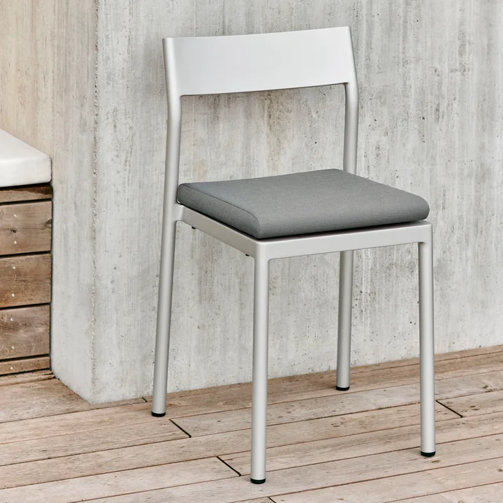HAY - Type Seat Cushion für Stuhl, orange braun gestreift