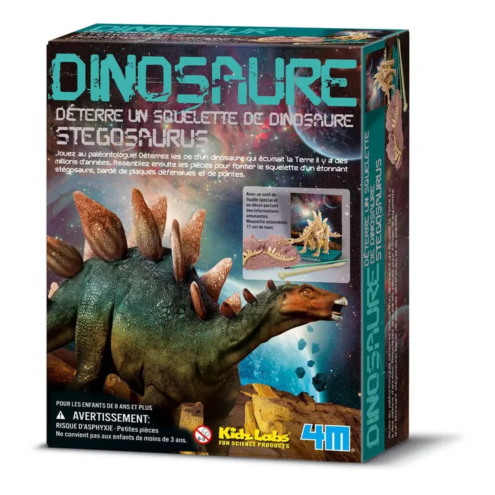 4M Kit déterre ton dinosaure Stégosaure