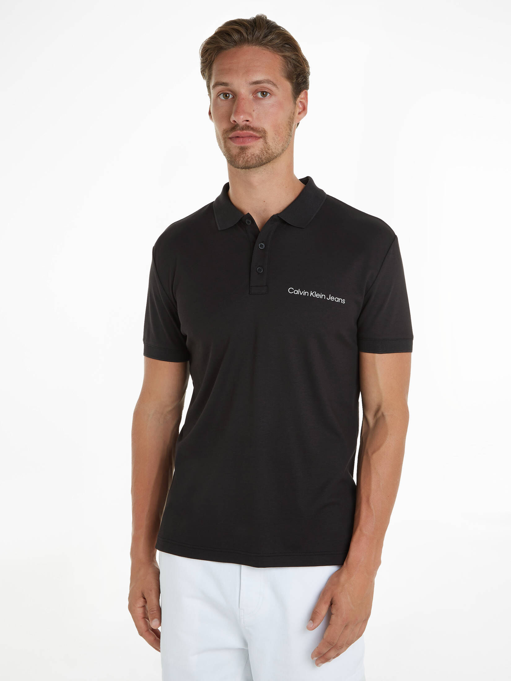 CALVIN KLEIN JEANS| Herren Poloshirt INSTITUTIONAL POLO Slim Fit