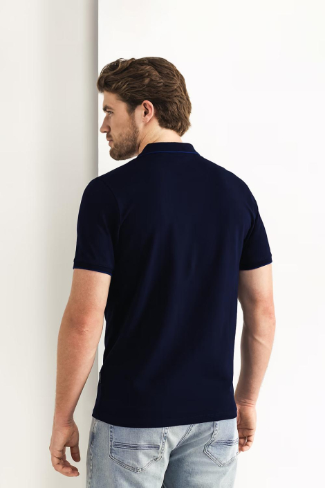 State of Art blauwe heren polo