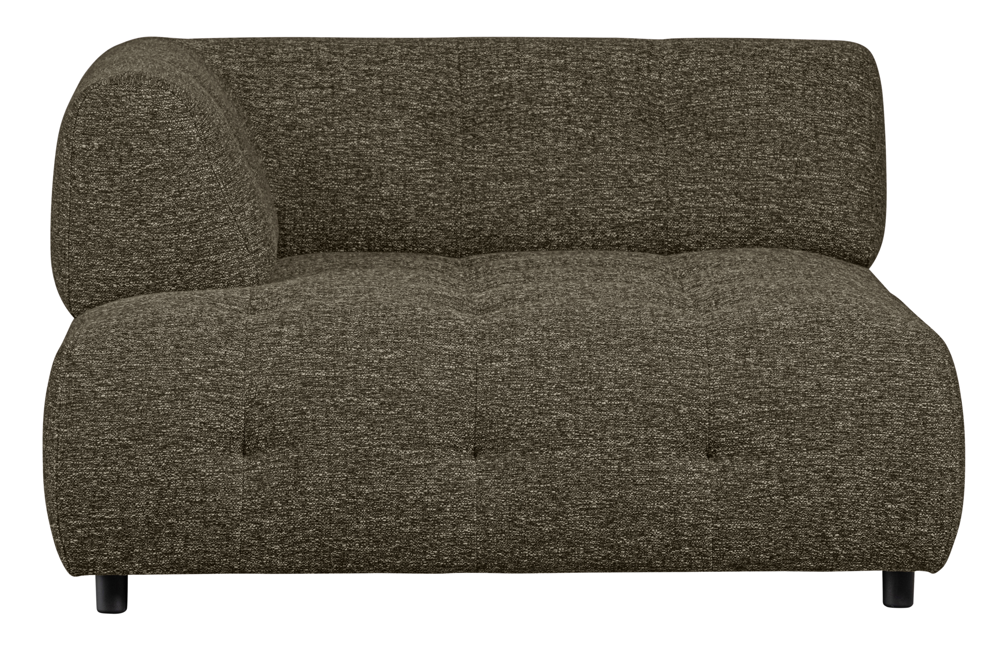 WOOOD 1,5-zits chaise longue met arm links Louis- Melange Louis 1,5-zits chaise longue met arm links Melange - Sage Leaf