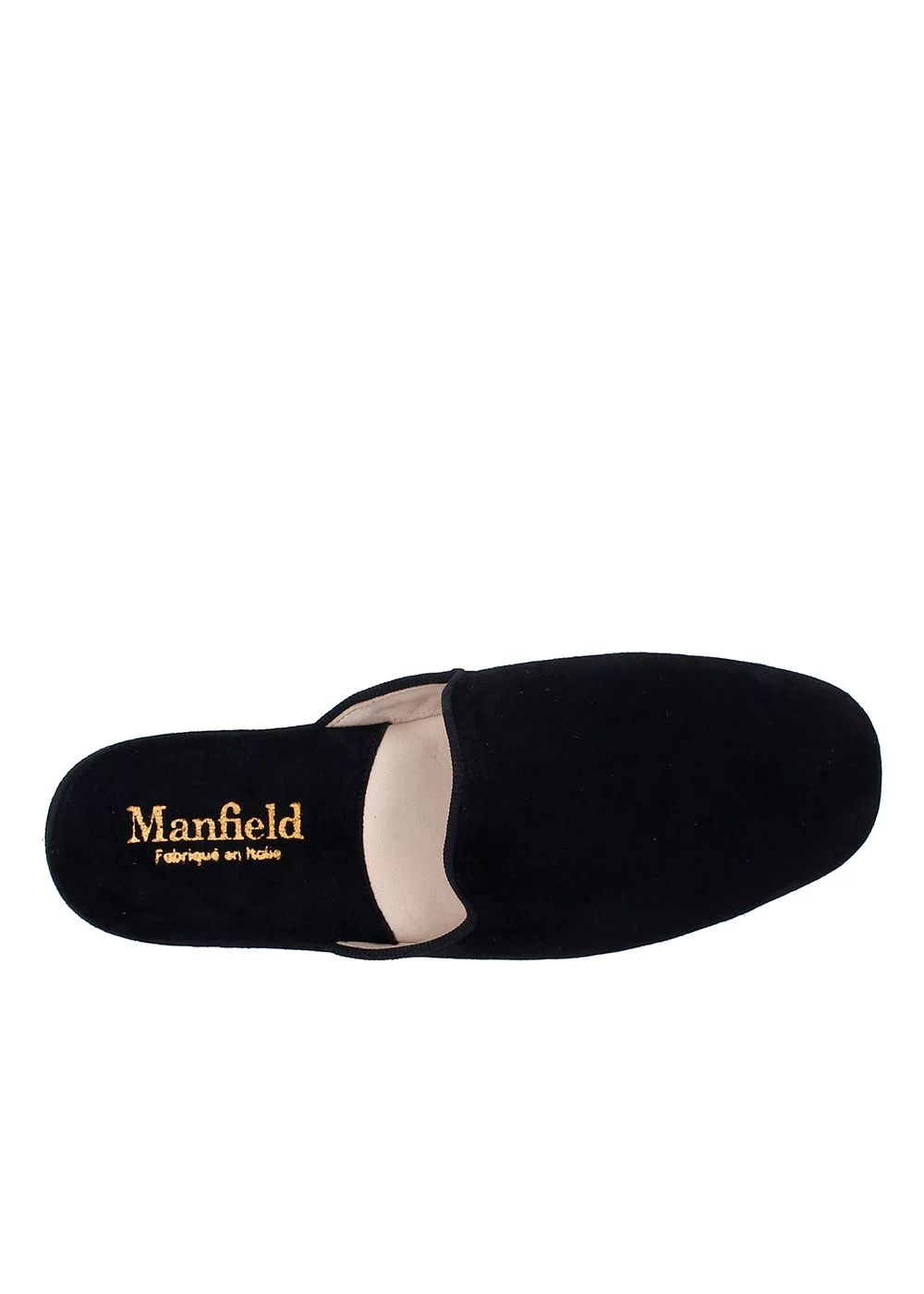 MULE ANNA VELOURS NOIR