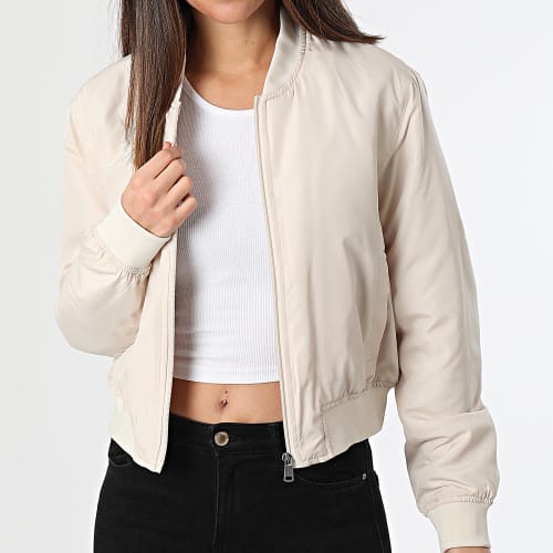 Veste Bomber Femme Alma Beige