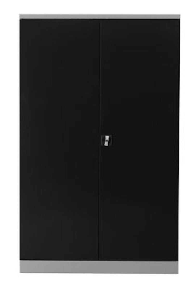 PROREGAL stalen kast Bee met 4 planken, afmetingen (H x B x D): 195 x 120 x 42 cm, gepoedercoat plankmateriaal, grijs & antraciet