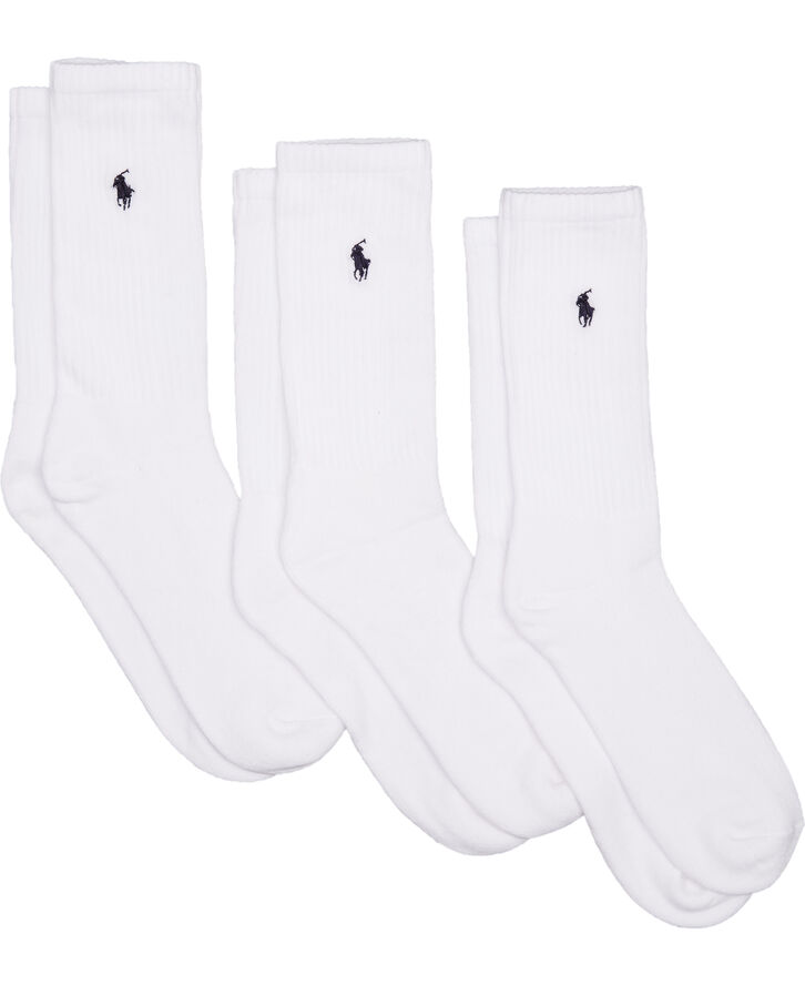 Polo Ralph Lauren Crew Sock 3-Pack Hvid