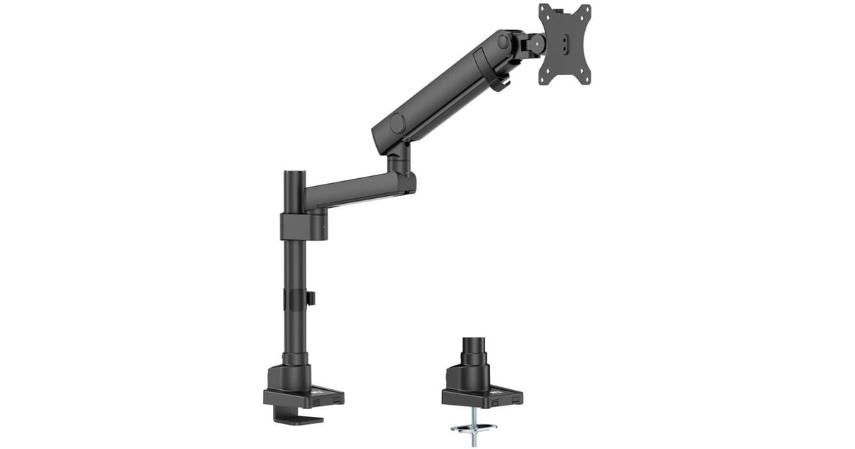 ACT ConnectivityMonitorarm office solid pro, mechanische veer, 1 monitor  (Zwart)