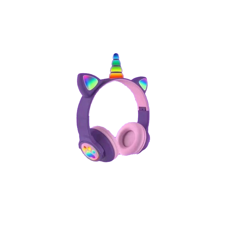 Fones de ouvido Bluetooth sem fio com luz LED Unicorn TWS-UNI200M