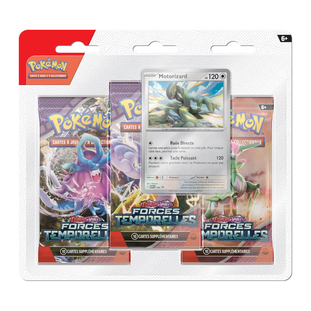 Pokemon EV05 : Forces Temporelles - Pack 3 Boosters