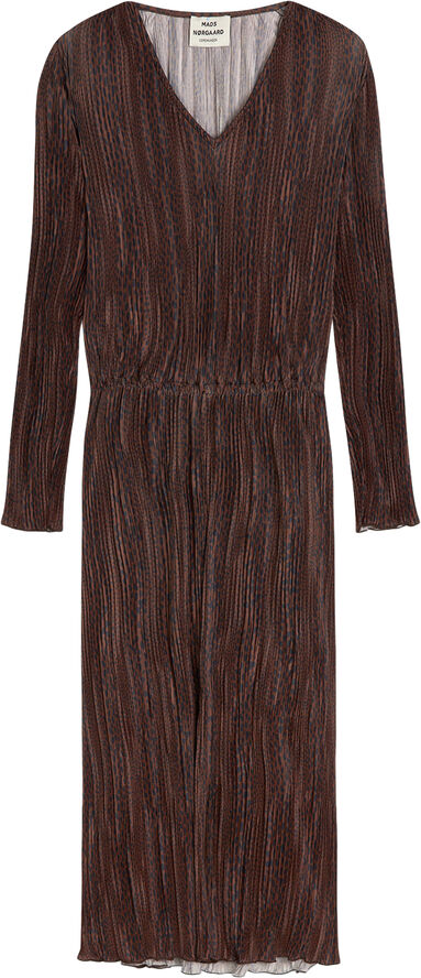 Mads Nørgaard - Copenhagen Luno Helen Dress AOP Brun multi