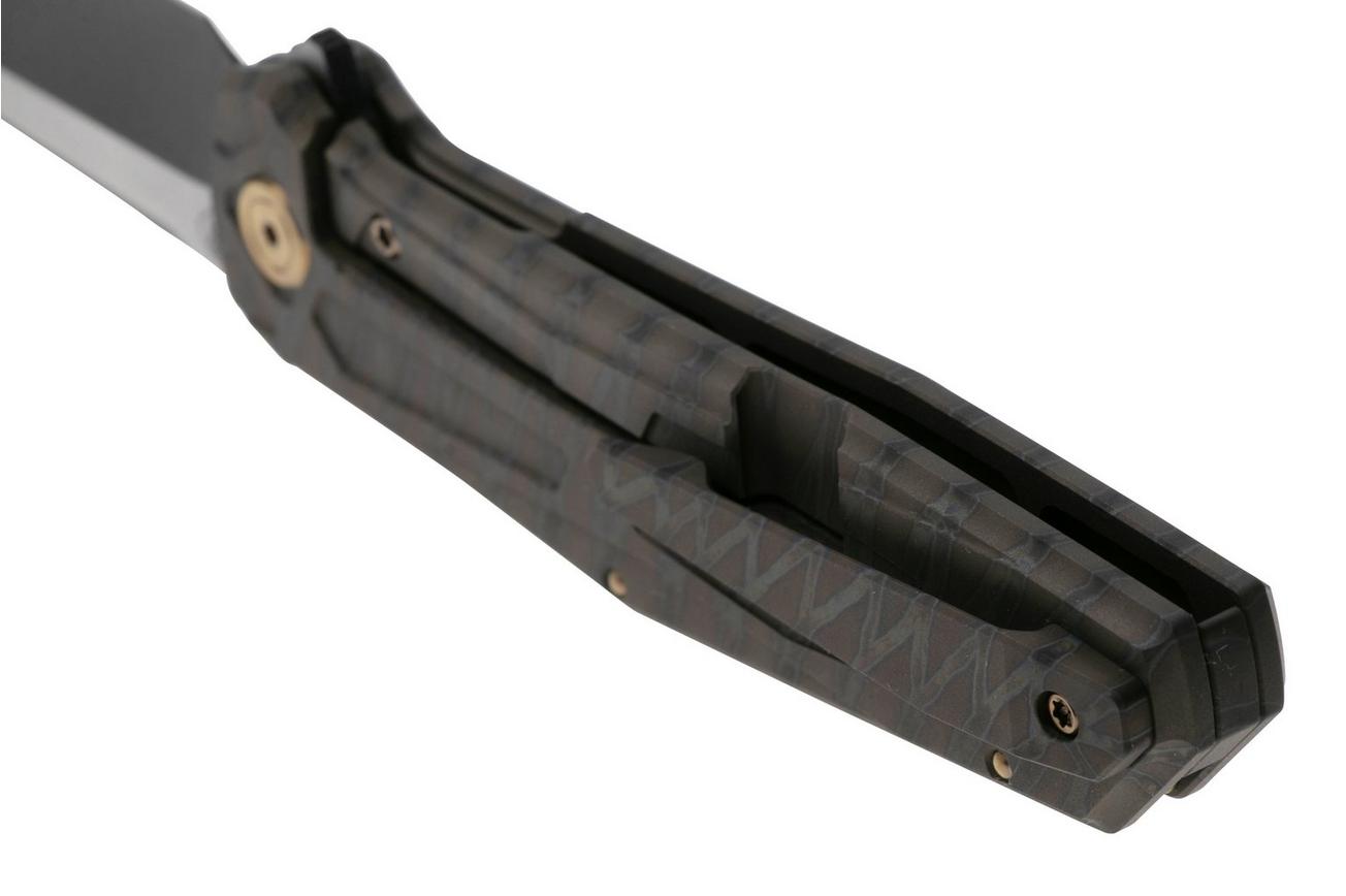 WE Knife Shadowfire WE22035-4, Tiger Stripe Flame Titanium, zakmes