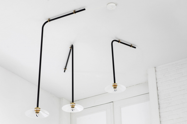 Valerie Objects Ceiling lamp no. 1 plafondlamp Ø25 zwart