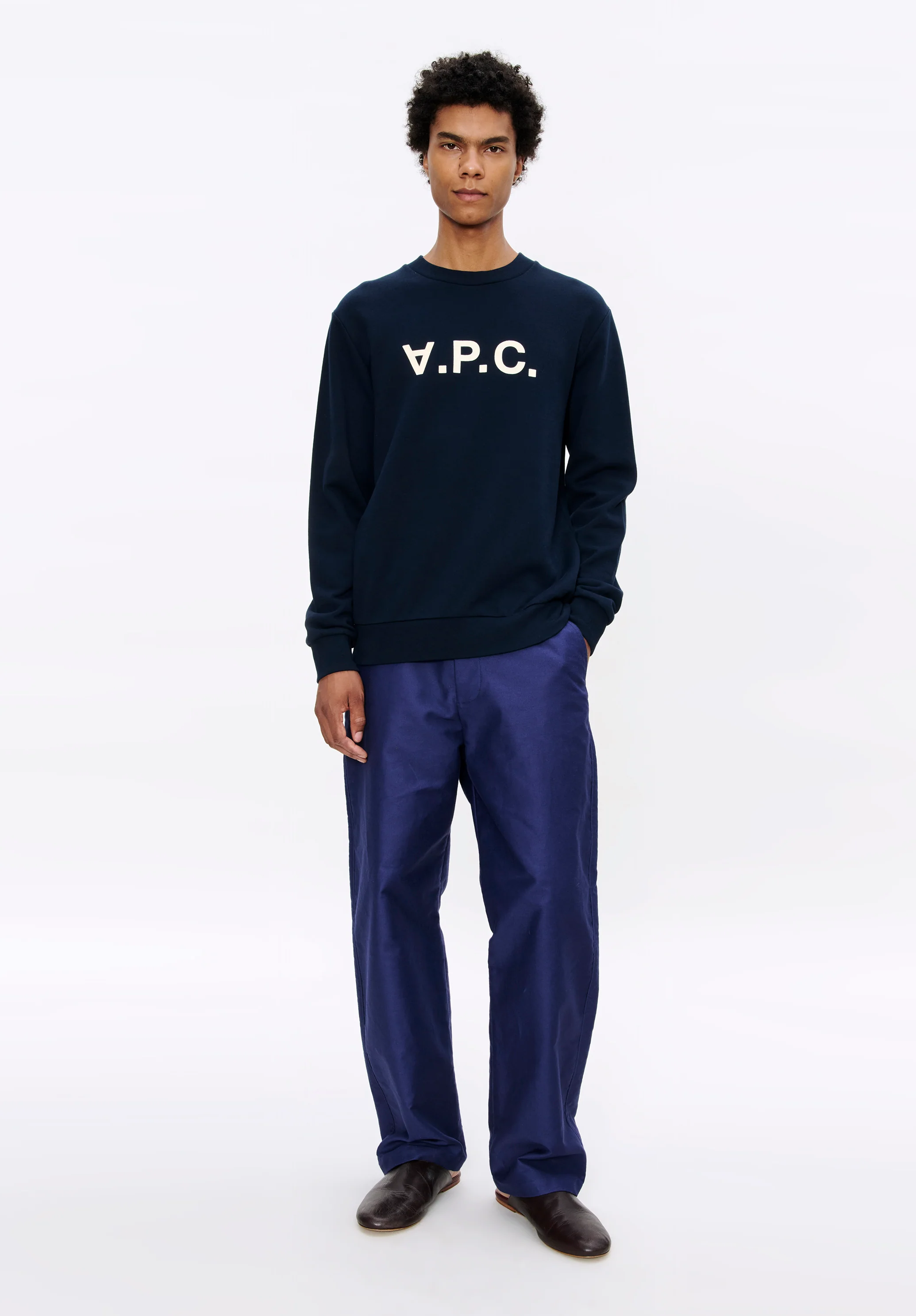 sweat standard grand vpc GOTS - Dark navy/ecru