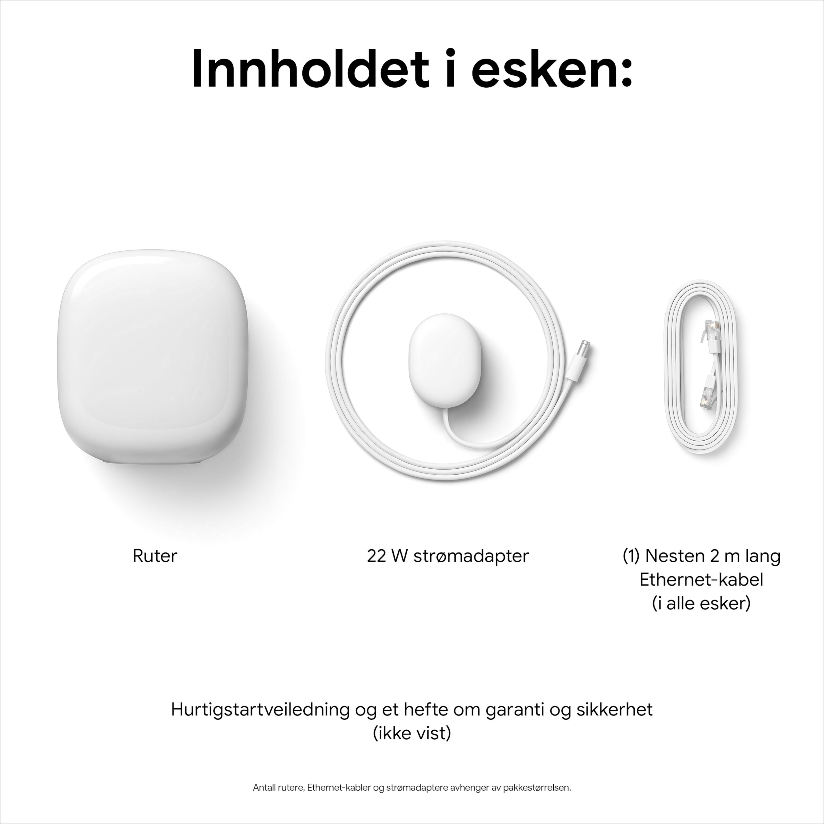 Google Nest Wifi Pro AXE4200 3-pk.