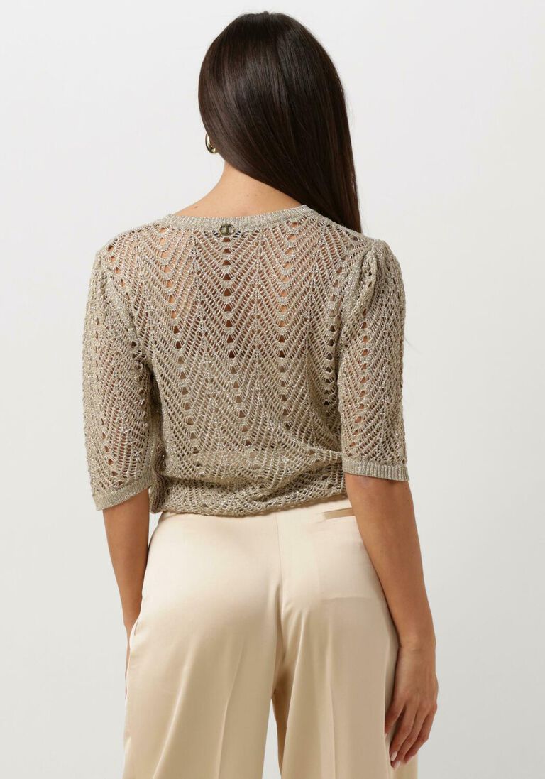 TWINSET MILANO gouden twinset milano trui knitted sweater