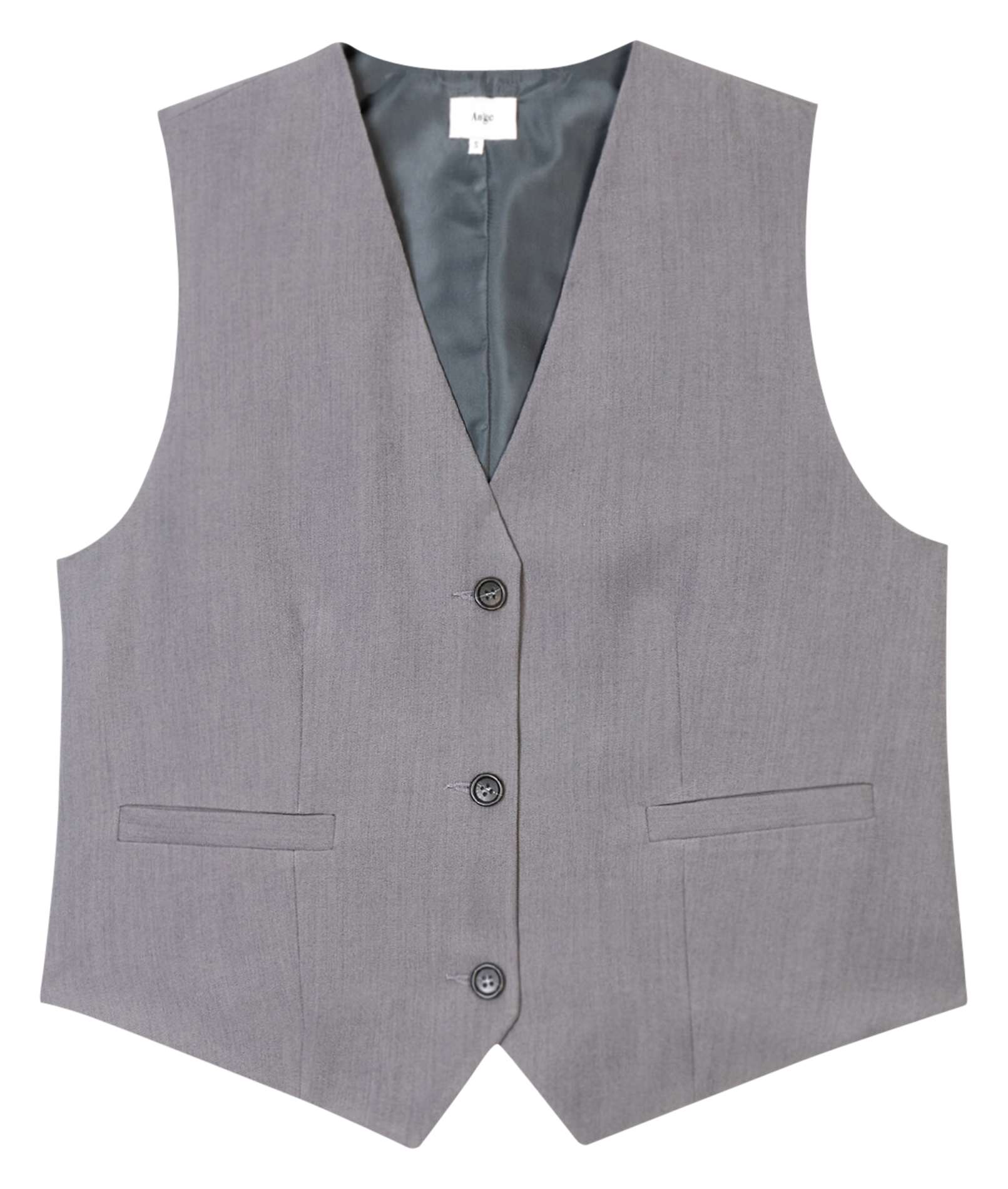 KIMOLO - Veste col V | Gris