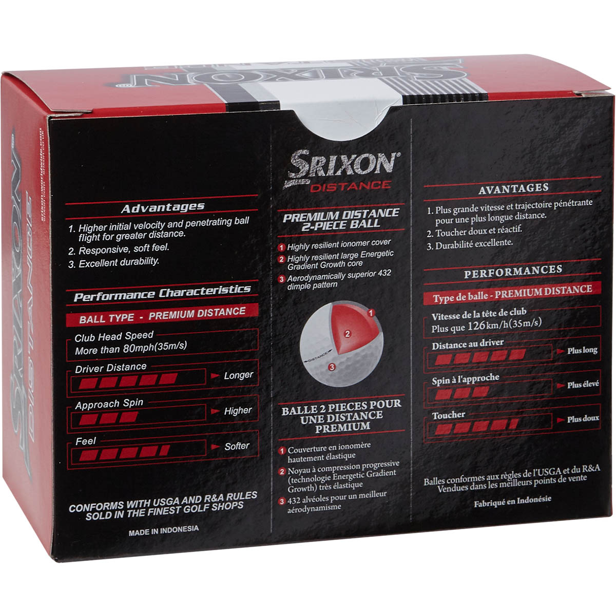 Srixon Distance 24-Pak Golfbolde