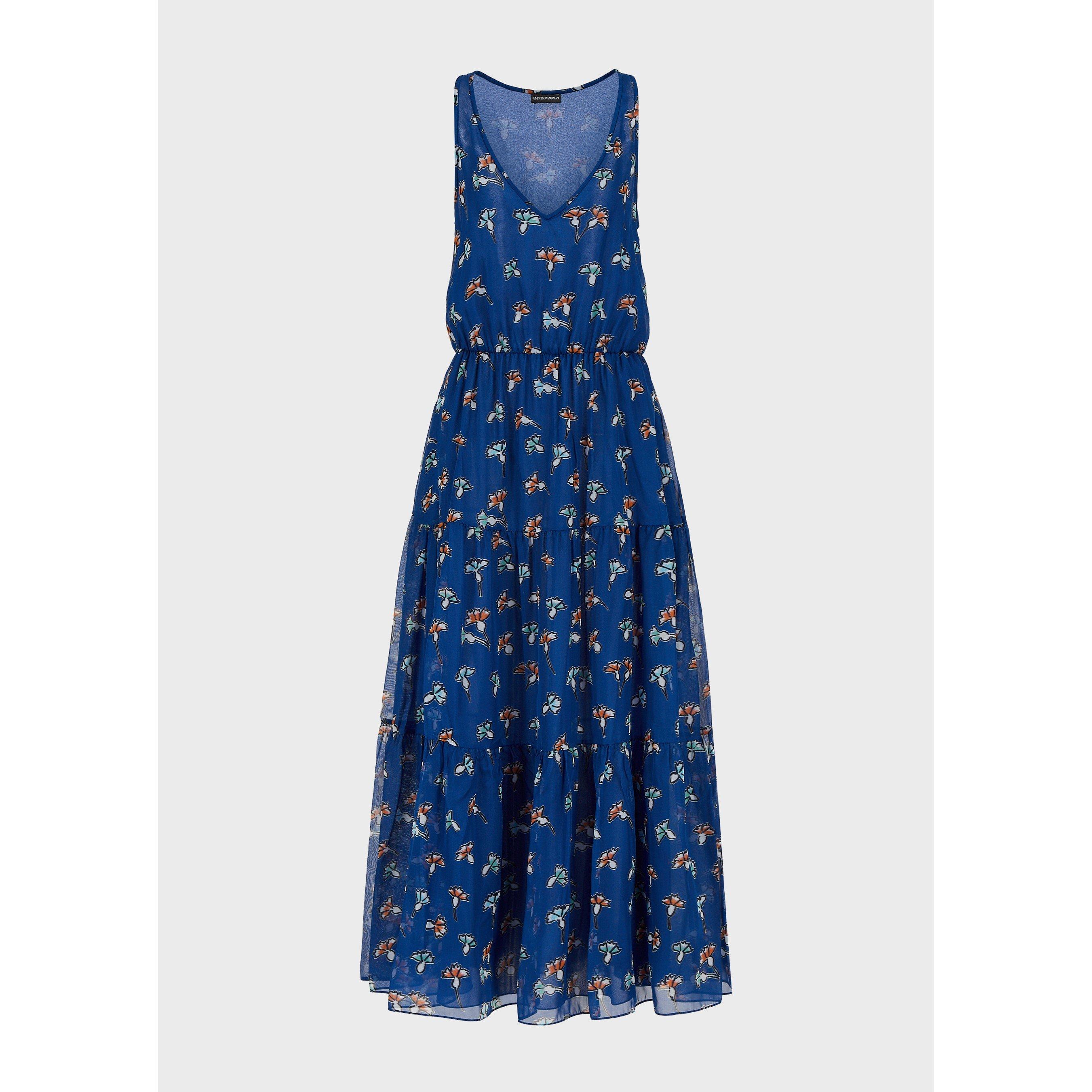 Emporio Armani Printed Maxi Dress