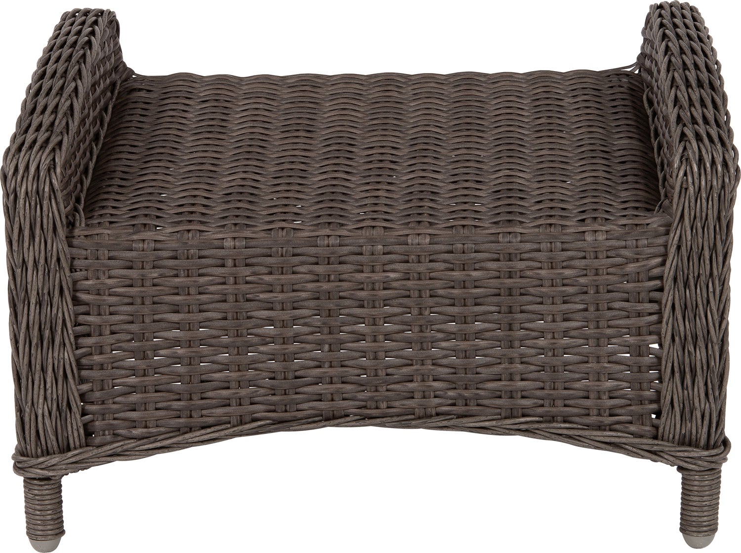 Intratuin voetenbank Sanur donkerbruin 63 x 45 x 36 xm