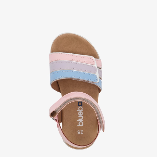 Blue Box meisjes sandalen roze met blauwe details