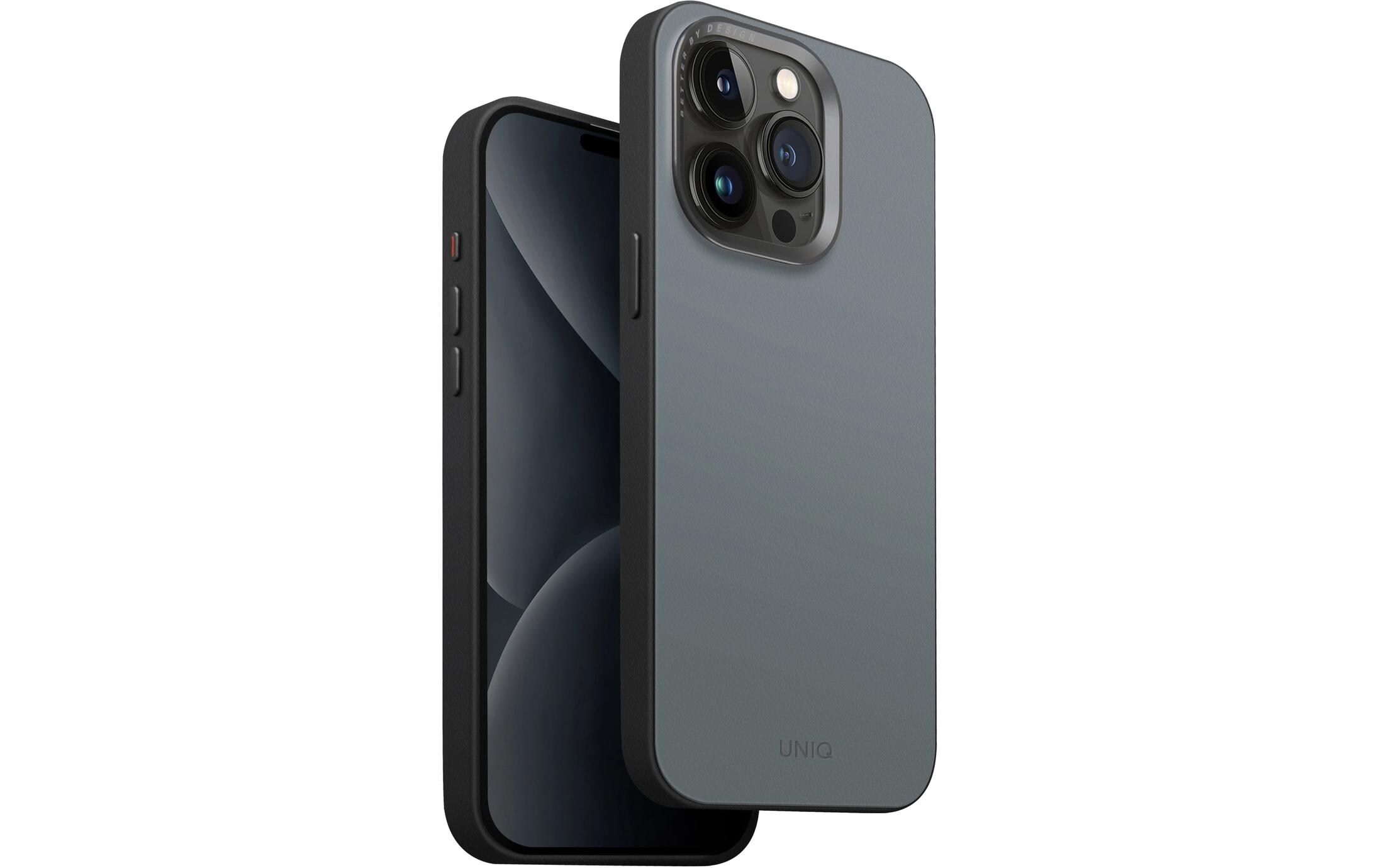 Back Cover Lyden iPhone 15 Pro Case Ivory Blau/SchwarzSchutzhülle für das Apple iPhone 15 Pro