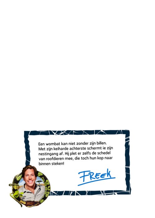 Freek Vonk | Denken aan kaart | Wombat
