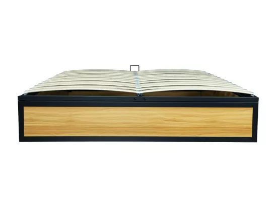 Lit coffre industriel 140 x 190 cm JERSEY