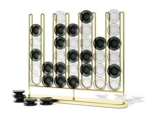 Jeu de puissance 4 en laiton Stax