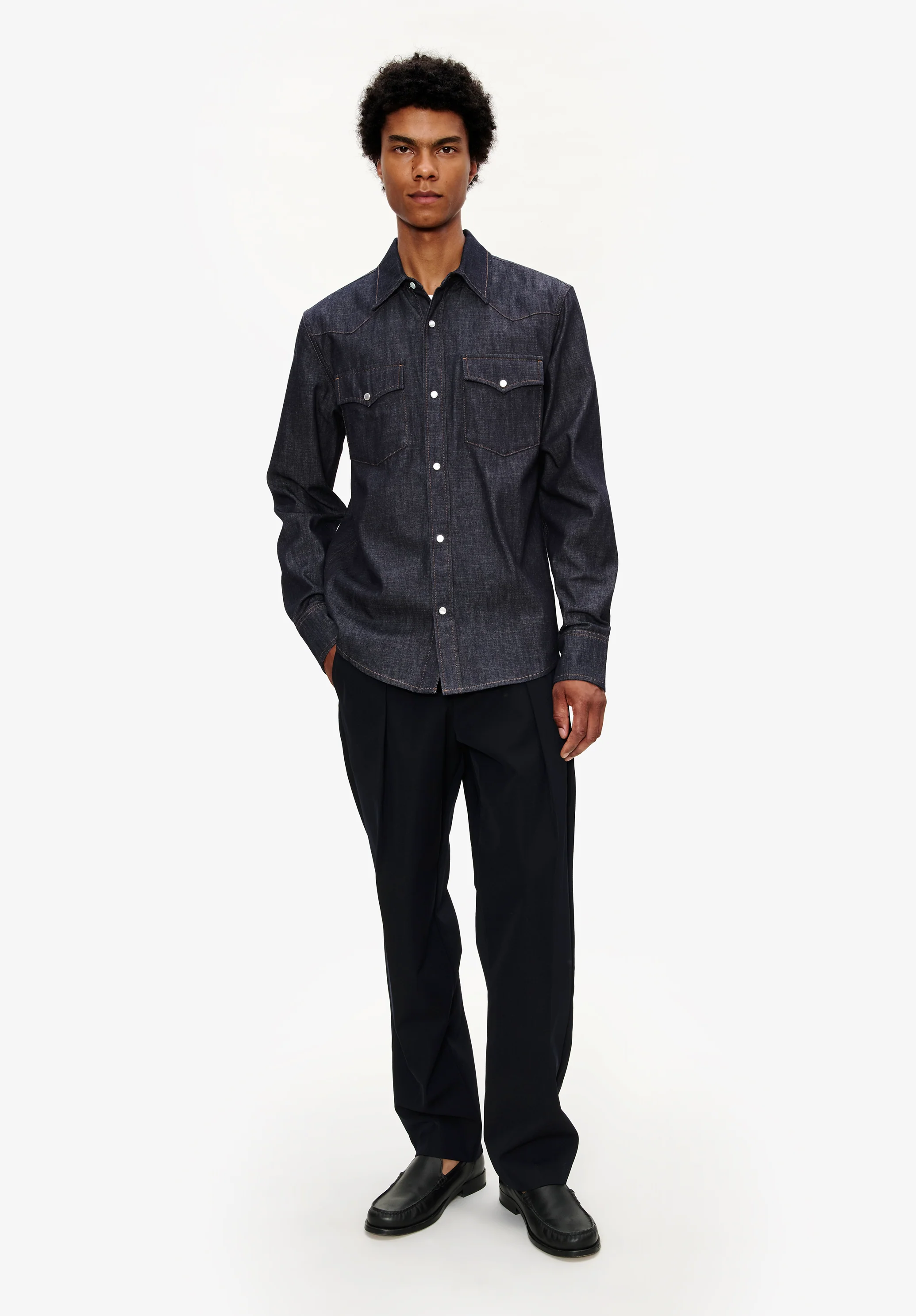 Chemise Western - Indigo