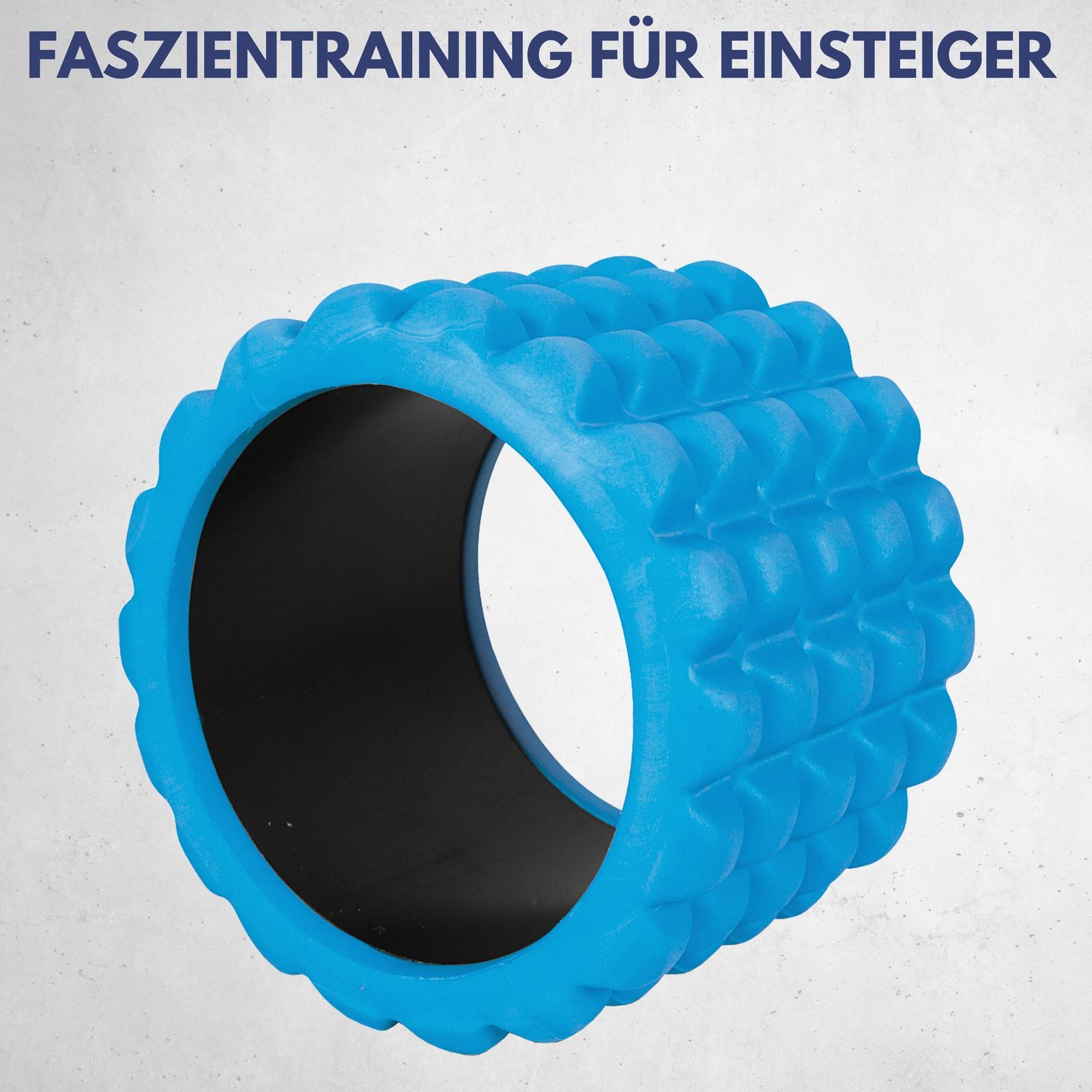 Best Sporting Mini Faszienrolle Rücken 10cm I Faszienroller in blau I Pilates Rolle 300g I Rückenrolle Ø14cm I Schaumstoffrolle für Beweglichkeit und Durchblutung I foam roller aus EVA-Schaum