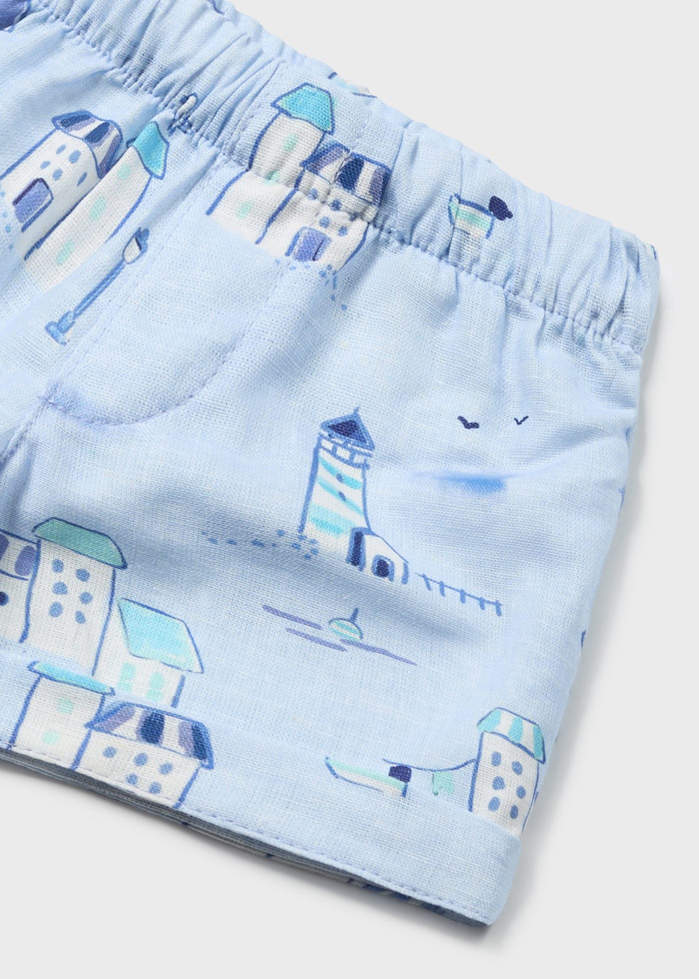 Conjunto Better Cotton de 2 peças, estampado, recém-nascido, branco