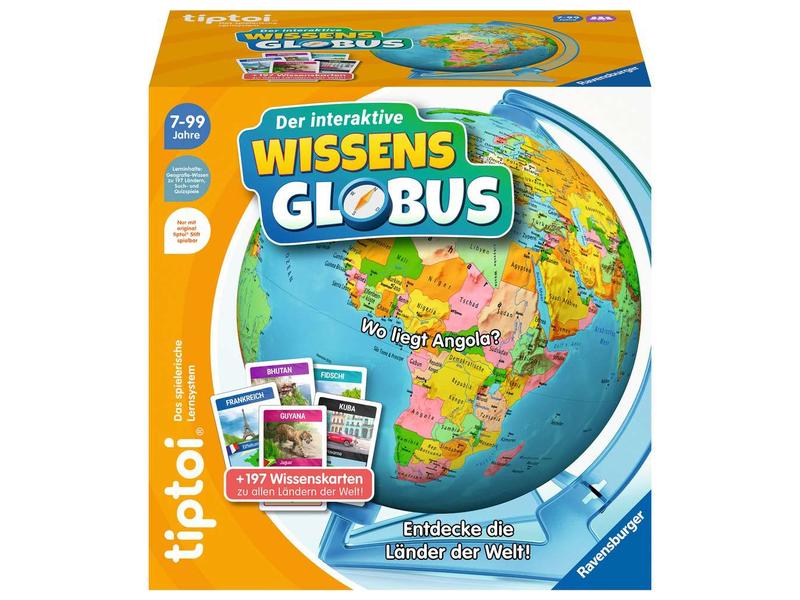 tiptoi Spiel Der interaktive Wissens-Globus Die Länder der Welt entdecken!