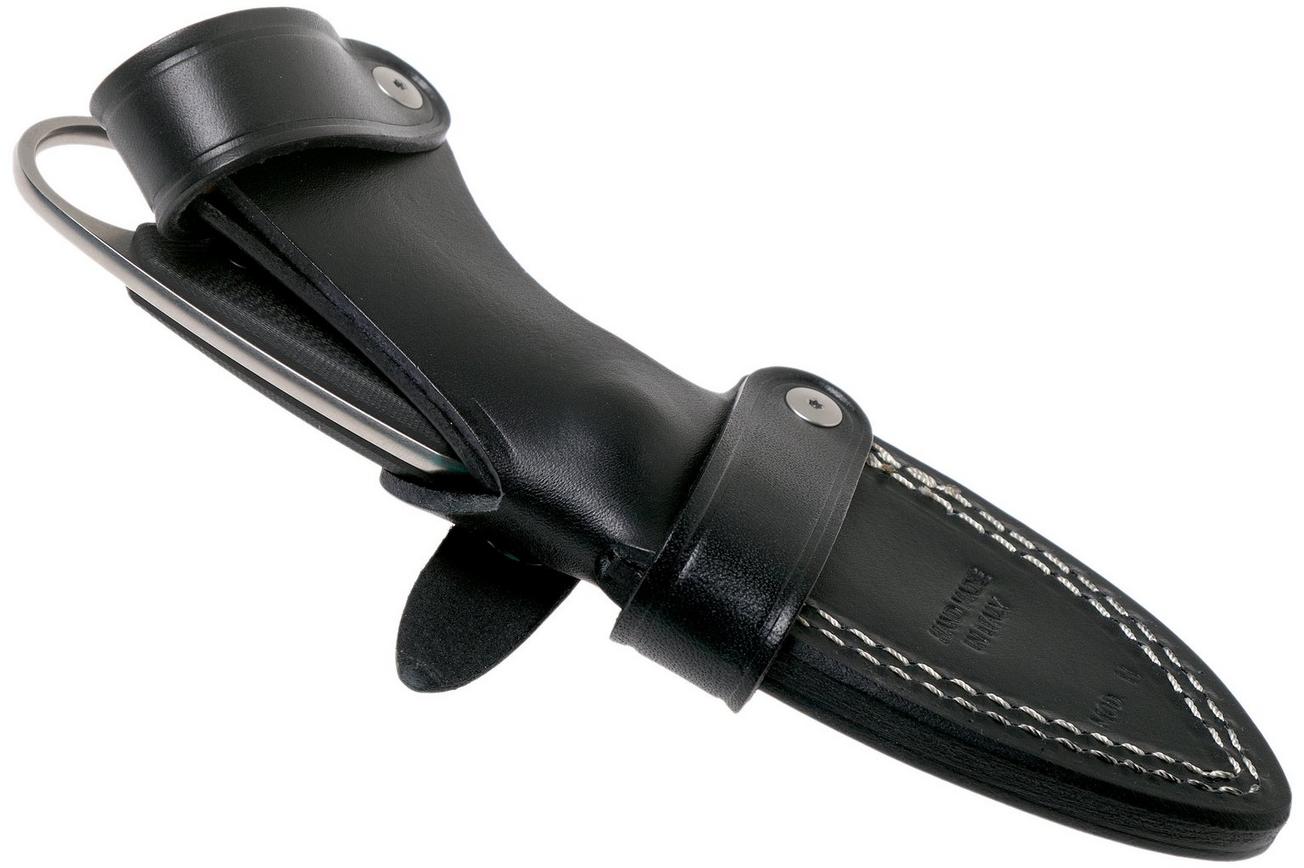 LionSteel H1 Skinner GBK Black G10 vaststaand mes, Tommaso Rumici design