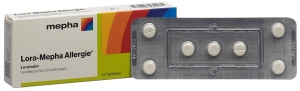 LORA Mepha Allergie Tabletten 10 mg, 14 Stück