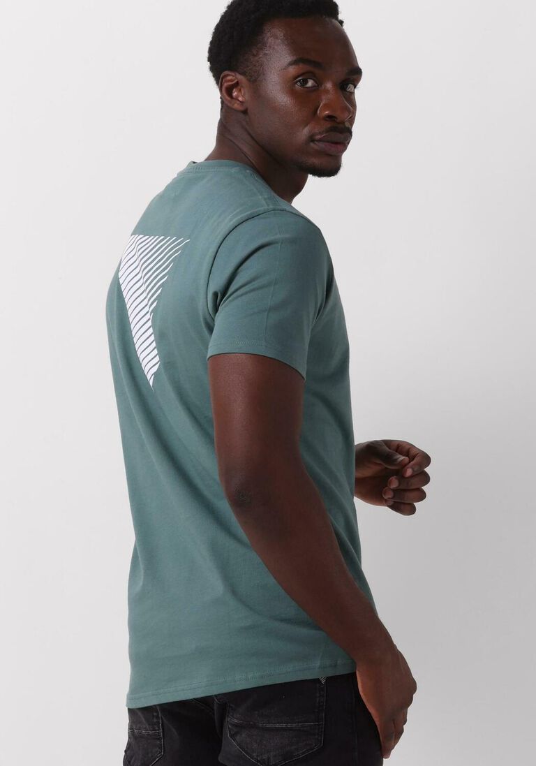 PURE PATH groene pure path t-shirt tshirt with front and back print