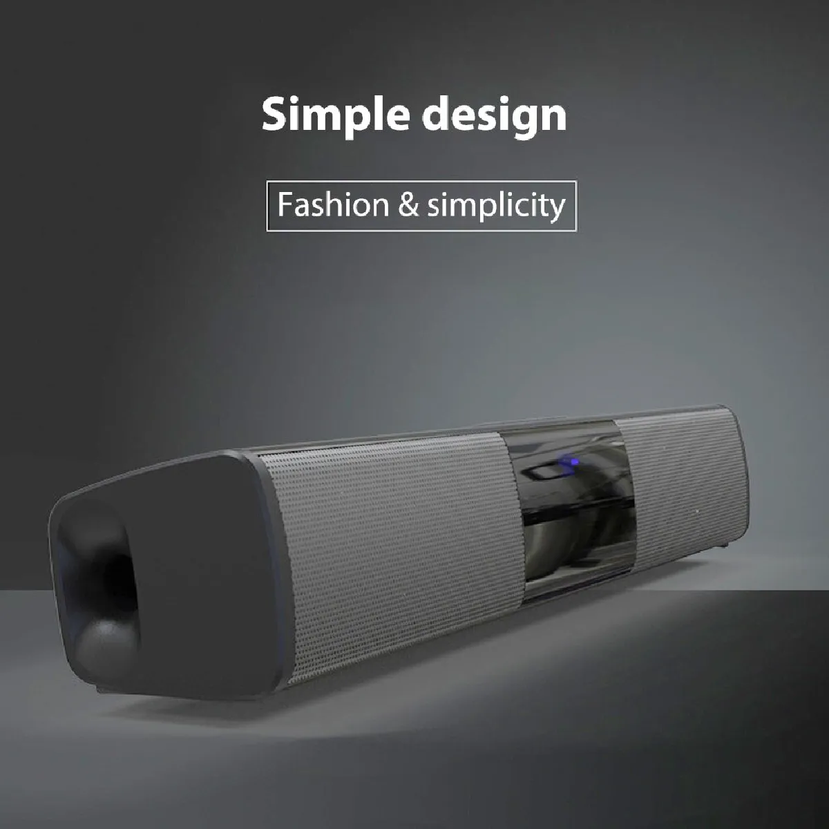 Universal Barre de son Bluetooth stéréo - Noir