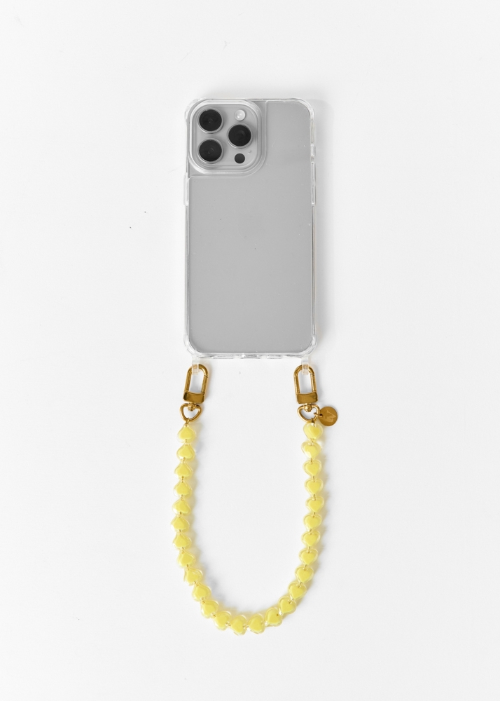 Ivy telefoonkoord geel