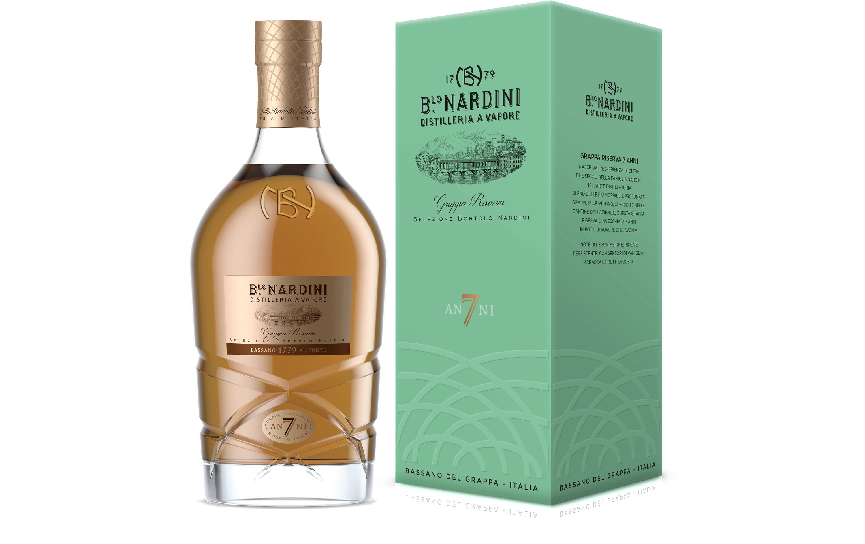 Bortolo Sel.Riserva 7y 45% 0.7 lFruchtiger Italienischer Grappa