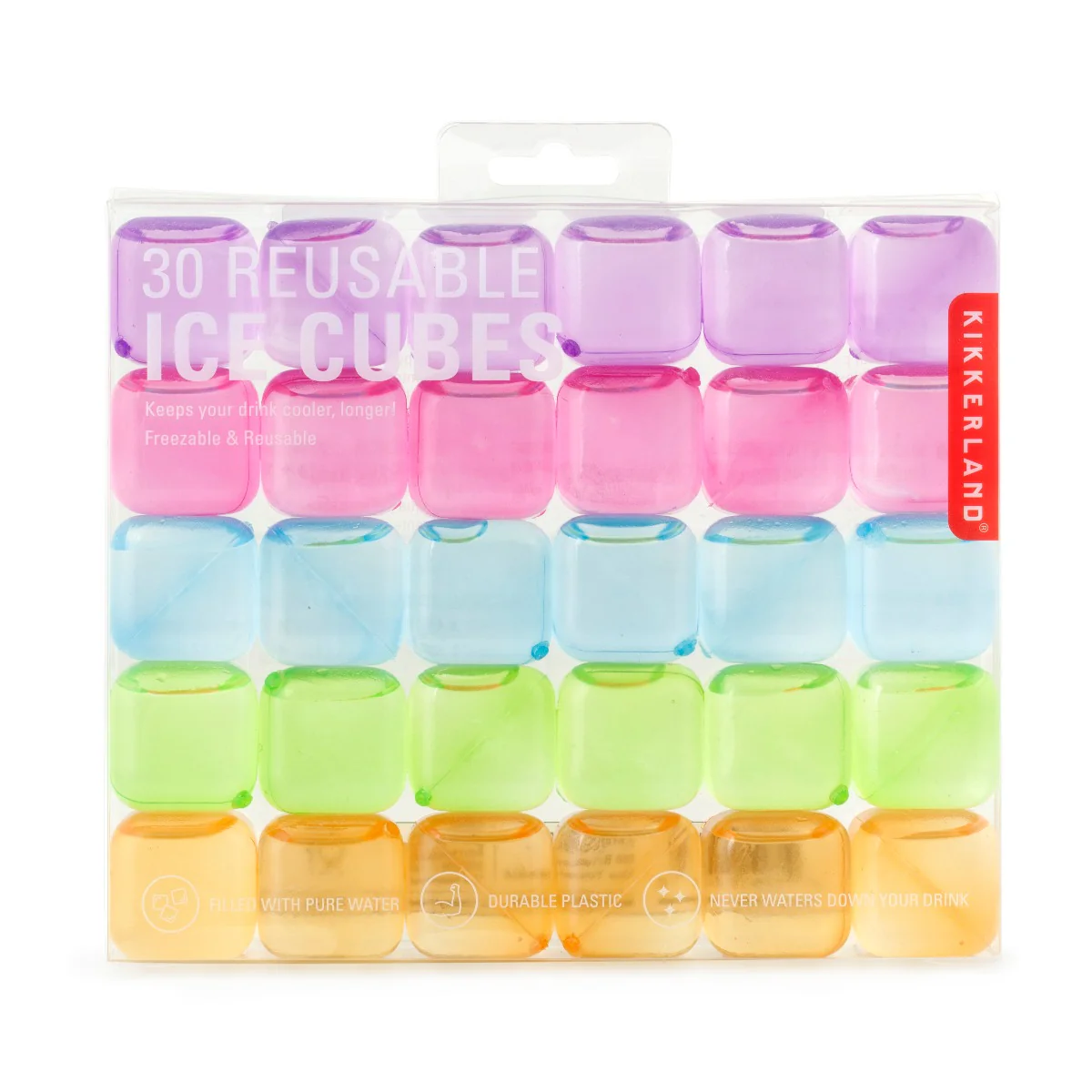 Kikkerland  Reusable isterninger, multi -  30 stk.