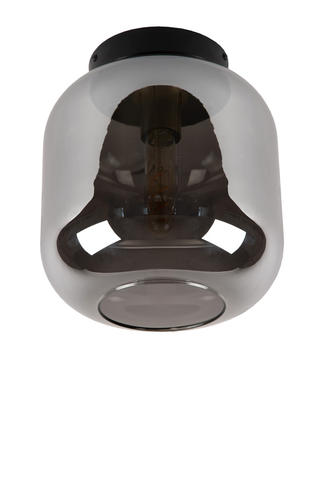 Lucide Joanet plafondlamp 25cm 1x E27 zwart