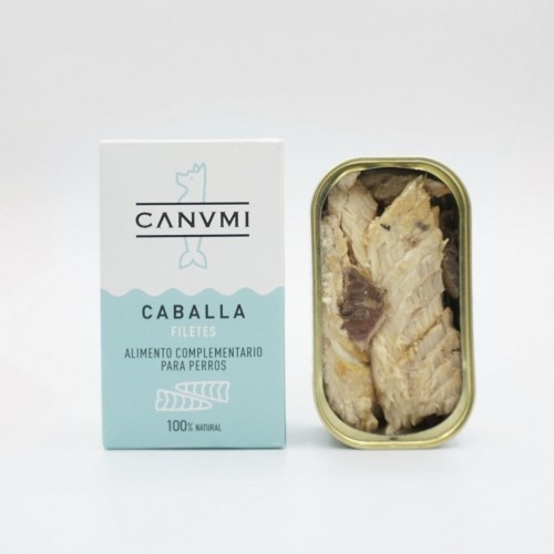 Filé de cavala enlatada Canumi para cães