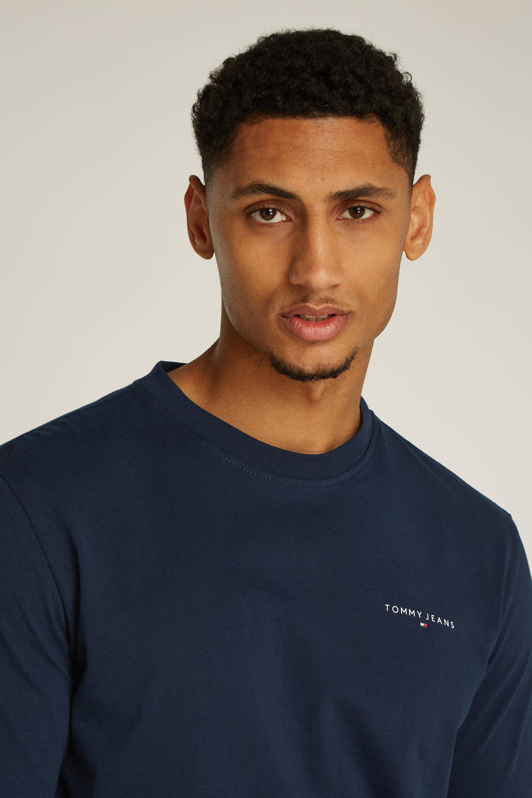 Tommy Jeans longsleeve donkerblauw