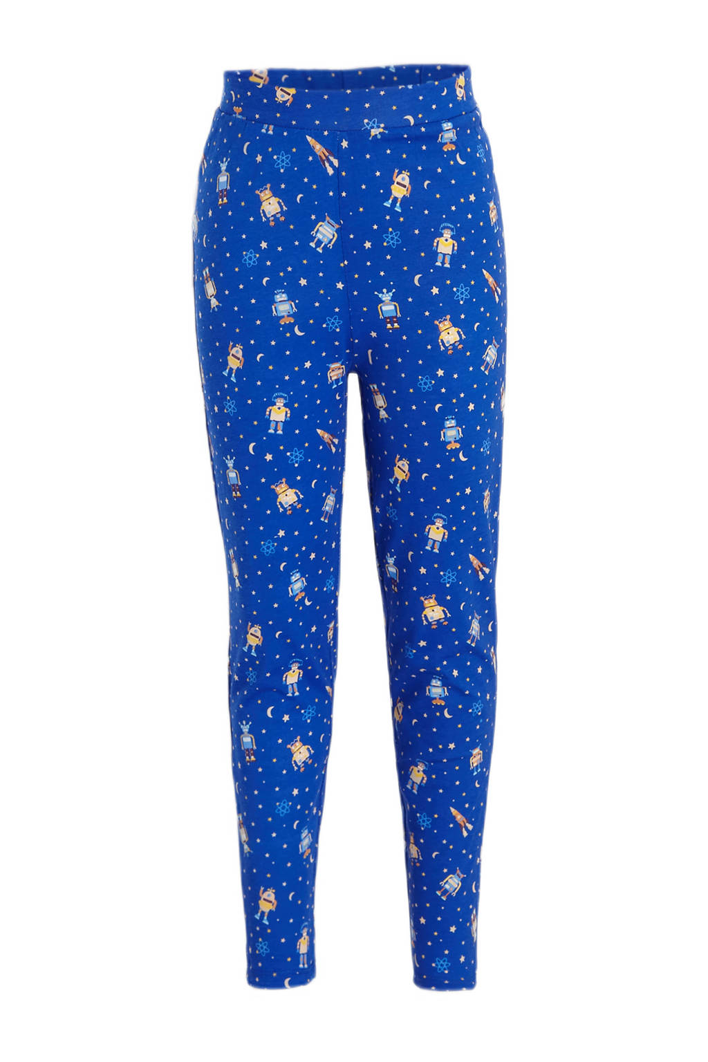 NOUS Kids pyjama Moonwalker kobaltblauw/geel