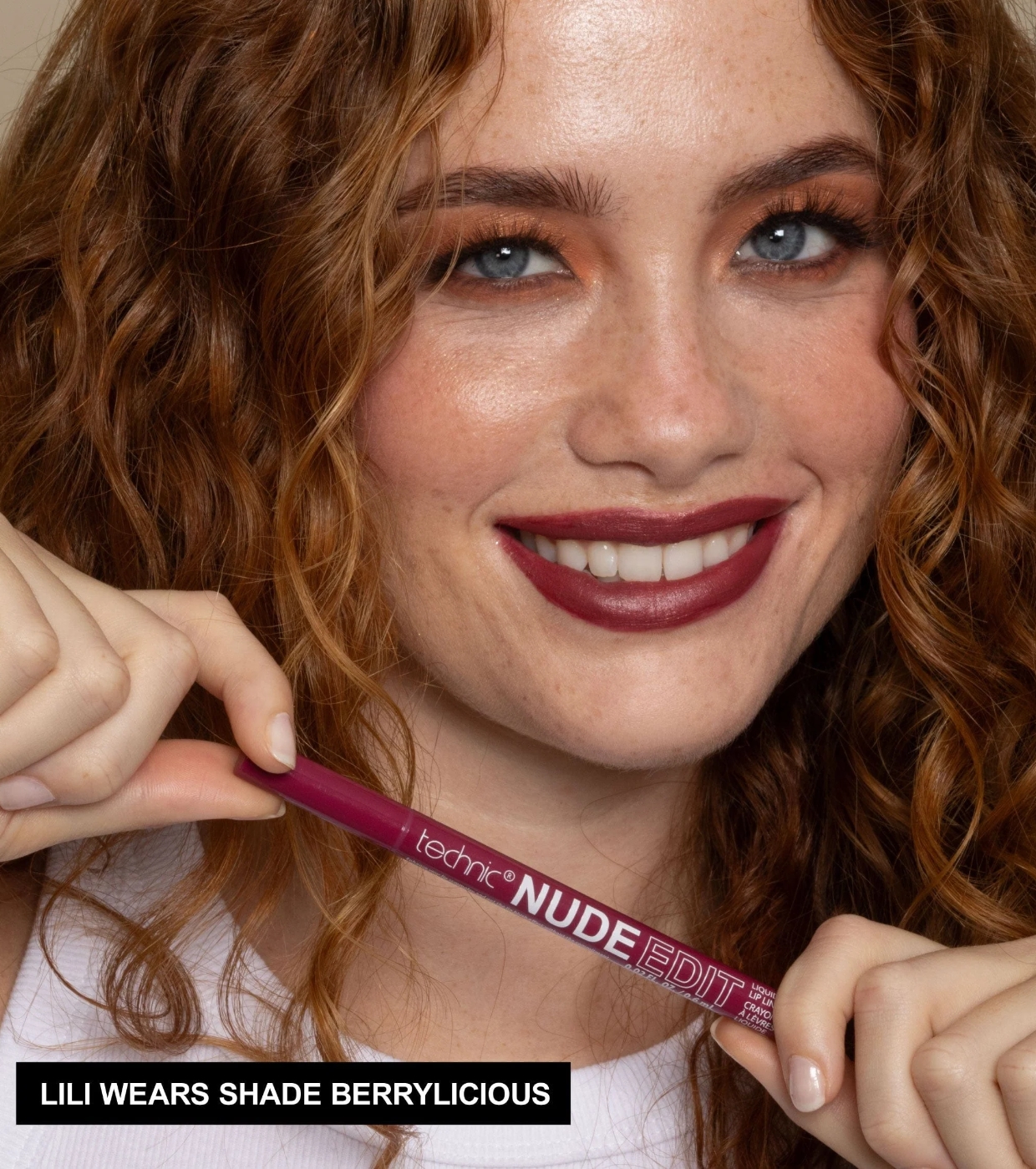 Technic Cosmetics - Batom Líquido Nude Edit - Berrylicious